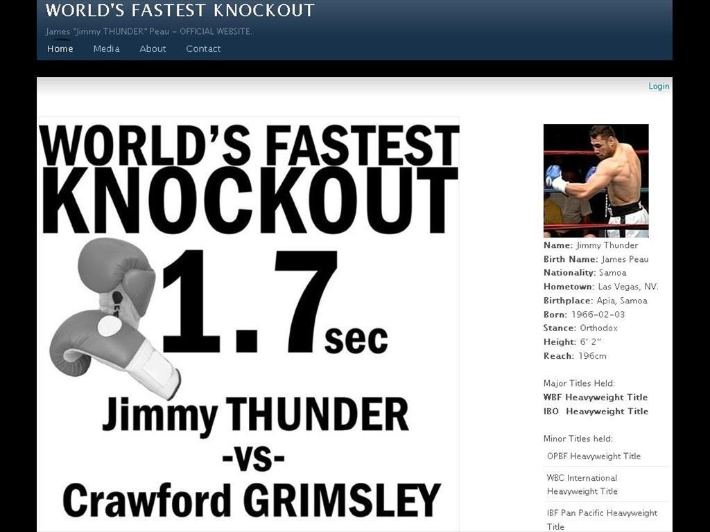 Here is the official website of former World Heavyweight Champion - Goodwill Games, Gold Medalist an(..)