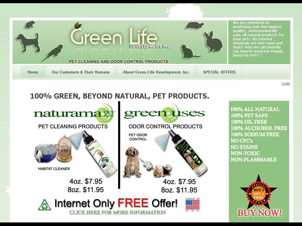 Pet Product company using the eCommerce capabilities of MSM websites.