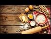 This is a gorgeous fall photo of baking tools and simple standard ingredients to try.